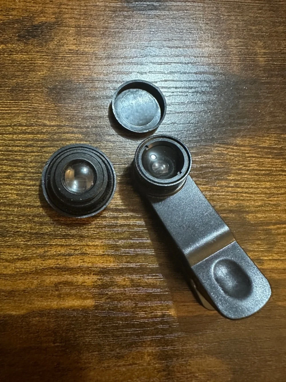 Clip-On Phone Camera Lens Kit in Black